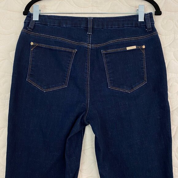 Chico's Girlfriend Slim Leg Ankle Jeans Dark Wash Blue Size 0 / 4R - Picture 4 of 14